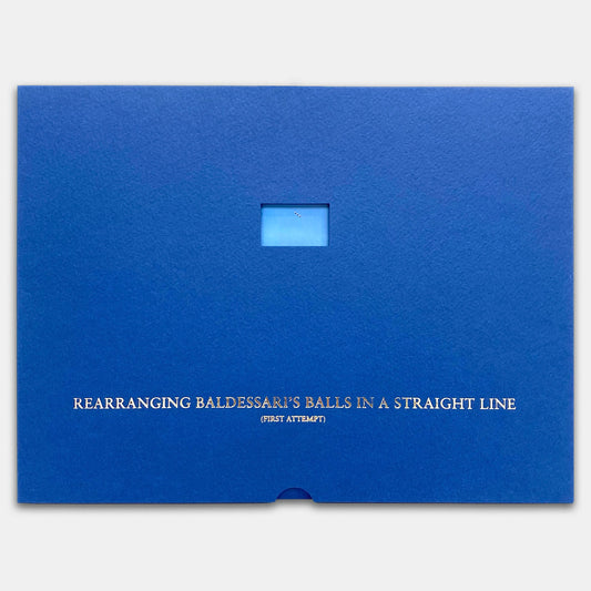 Rearranging Baldessari’s Balls in a Straight Line