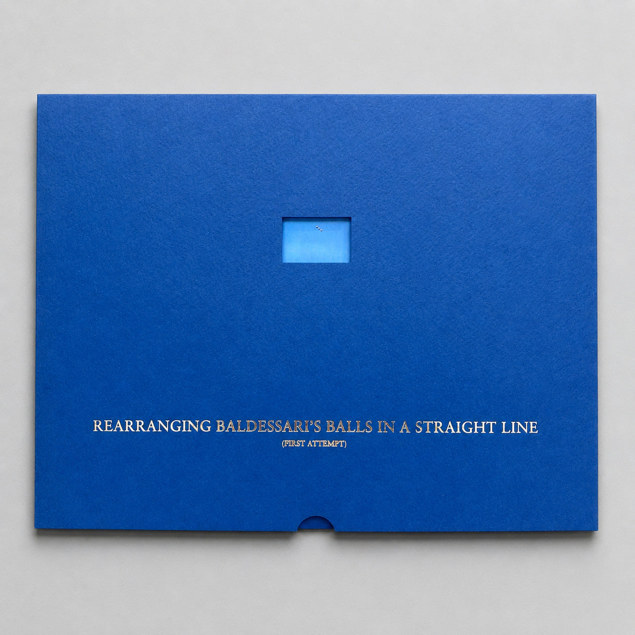 Rearranging Baldessari’s Balls in a Straight Line
